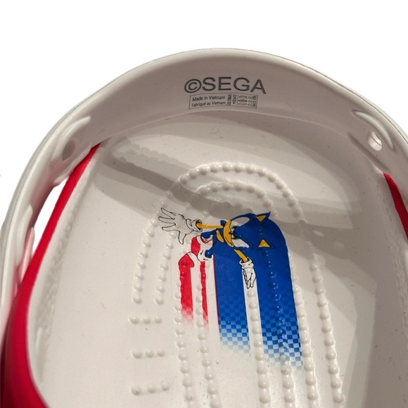 Crocs NWT Sega Sonic The Hedgehog Classic Crocs Red Unisex W12 M10 - Picture 11 of 12